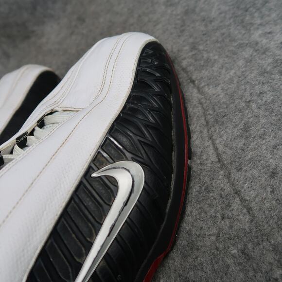 Nike Shoes Mens 10 Air Max Pro Golf Derby Sneaker Sport Active White Black Red - Picture 16 of 16